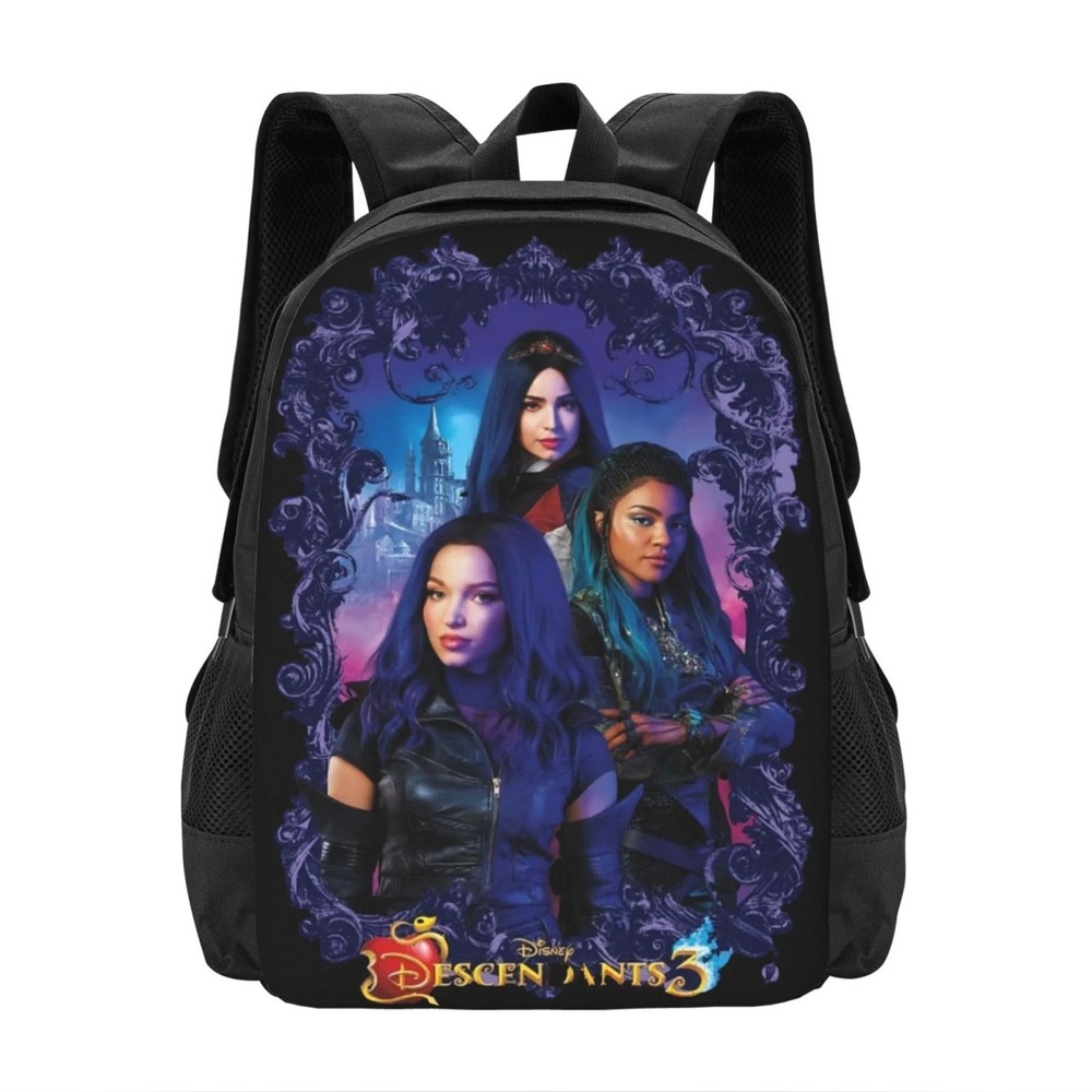 Disney Descendants Vibrant Purple and Blue Backpack - Picture 3 of 3